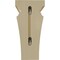 Ekena Millwork 6"W x 6 3/4"D x 12"H Large Nevio Wood Corbel, Rubberwood CORW06X06X12NERW - alternate 3